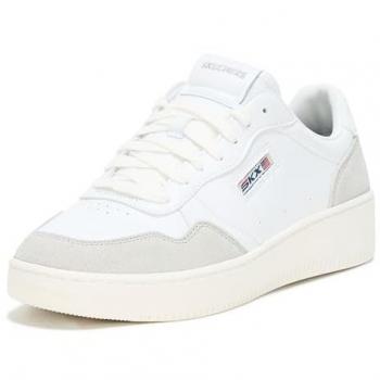 Skechers Donna Sport Court 2.0 On The Block Bianco Taglia 38