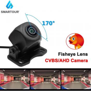 Cámara de reversa con lente ojo de pez Smartour 170° visión nocturna