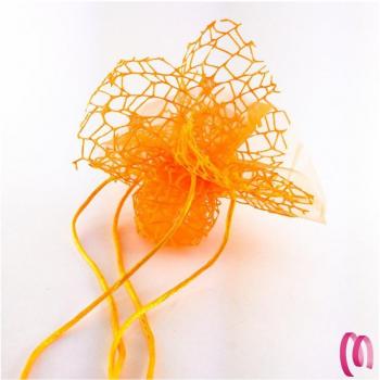 Ensemble de 20 Sacs en Tulle Orange pour Événements