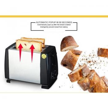Stainless Steel 2-Slice Bread Toaster