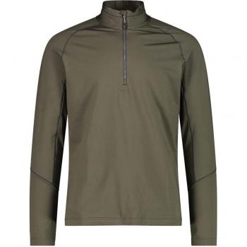 Camiseta de Manga Larga Softech Verde Kaki para Hombre