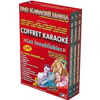 Coffret 3 Disques DVD Karaoké Les Inoubliables