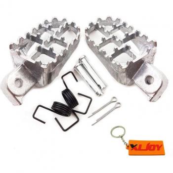 XLJOY Aluminum Foot Pegs for Yamaha PW50 PW80 TW200 TTR90