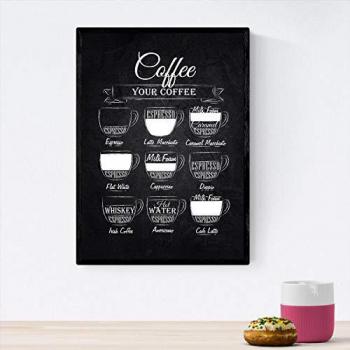 Lámina de Café Moderno A3