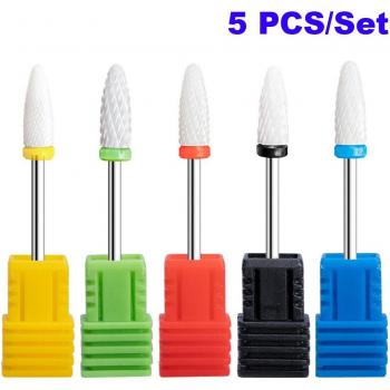 5PCS Nail Drill Bit Set