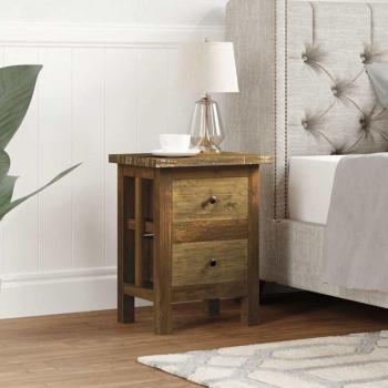 NocheCaoba Mesa de Dormitorio Prolenta