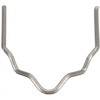 100PCS Wave Staples Bumper 0.6/0.8mm Stainless Steel