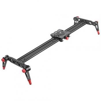 Neewer Stabilizzatore Slider 60 cm in lega di alluminio per DSLR