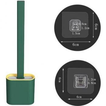Silicone Toilet Brush Wall-mounted