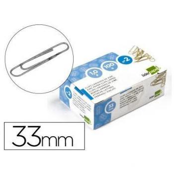 Clips Labidados Liderpapel 33mm Nº2 - Embalagem com 100 Peças