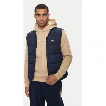 Tommy Jeans Tjm Dunväst V-ringad Flag Blå