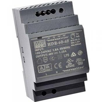 Mean Well HDR-60-5 Hutschienen-Netzteil (DIN-Rail) 5 V/DC 6.5 A 32.5 W Anzahl Ausgänge:1 x Inhalt