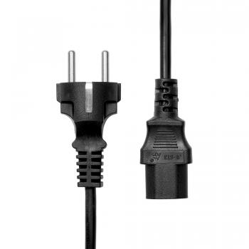 ProXtend 1M Schuko to C13 Power Cable, Black
