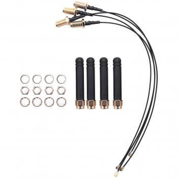 Pigtail antenne 3 dBi LoRa 868‑915 MHz – 4 pcs – U.FL IPEX vers SMA