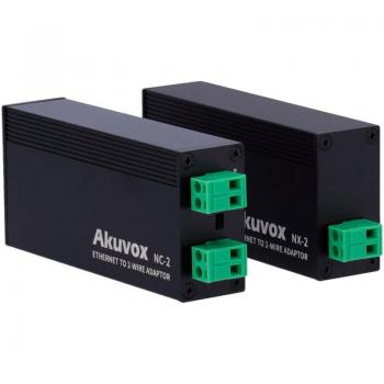 Conversor PoE a 2 Hilos Kit IP‑Akuvox