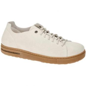Zapatilla Birkenstock Bend Low con suela de cuero nubuck blanco