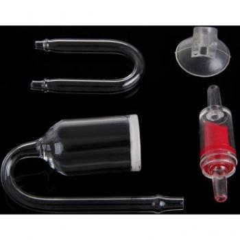 Aquarium CO2 Diffuser Kit with U-Shaped Glass Tube and Check Valve