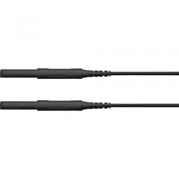 Schuetzinger HSPL 8568 AWG16 Safety Test Lead Black