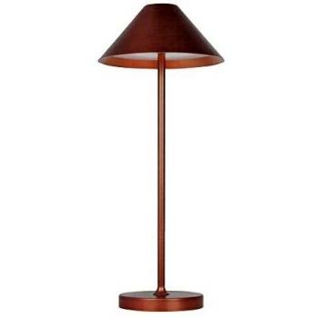 Lampada da Tavolo Liberty in Alluminio Rame con Batteria 3W