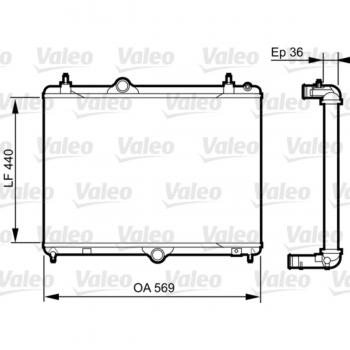 Radiateur de moteur VALEO 735371