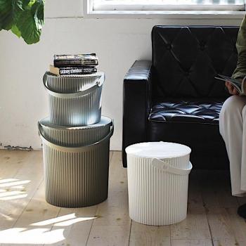 Seau d'équipement polyvalent Hachiman Omnioutil Bucket - 28 × 27 × 26 cm - Gris