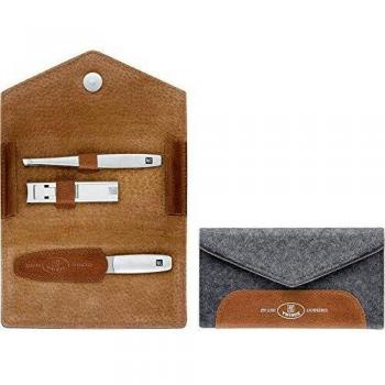 Zwilling Twinox Maniküre-Etui grau 3-tlg. Maniküre-Set