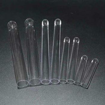 100pcs Plastic Test Tubes 13mm