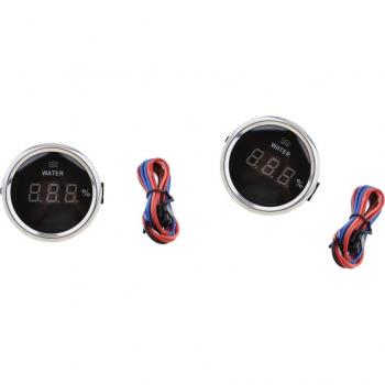 Marine Digital Water Level Gauge 2 Black Chrome