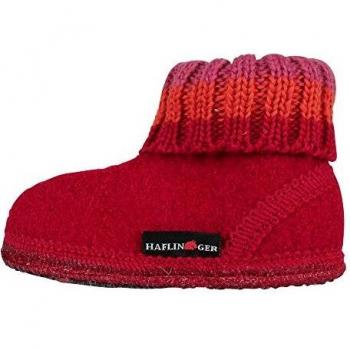 Haflinger 631051 85 Paul, Chaussons fille - Rouge (Rouge-V.1), 26 EU