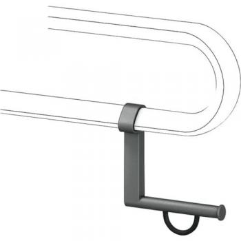 Papierrollenhalter Normbau Cavere Aluminium Anthrazit-Metallic 7449110095
