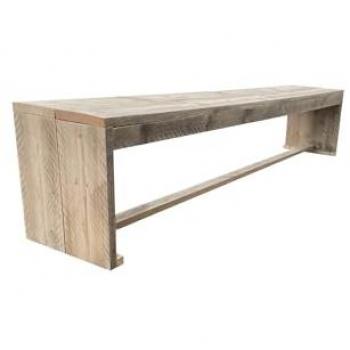Gartenbank aus Gerüstholz 120 cm