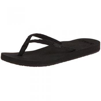 Reef Ginger Drift - Chanclas de material sintético para mujer, color negro
