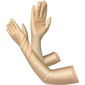 Elbow-Length Sun Protection Gloves - Red