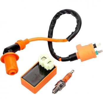 CIBO GY6 Racing CDI Ignition Coil Spark Plug for 50cc 125cc 150cc