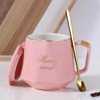 Gold Luxury Espresso Coffee Mug with Lid
