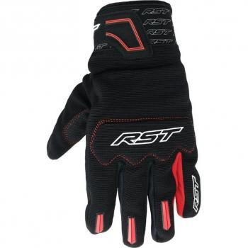 RST Guanti Moto Rider Nero-Rosso