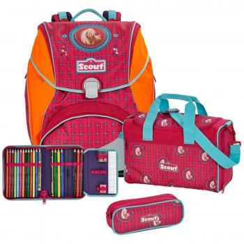 Scout Alpha Limited Edition Mandala Schulranzen‑Set (Pink/Rosa)