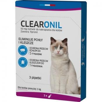 Clearonil Francodex Gatti 1 kg+ – 50 mg x 3