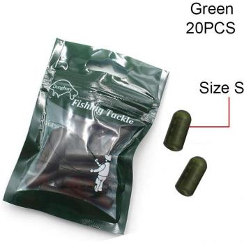 20PCS Carp Hair Rig Rubber Beads