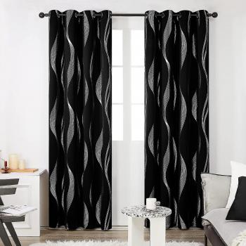 Cortinas Comedor y Habitaciones con Arandela – Patrón Plata