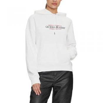 Guess Jeans Gj Os American Tr Hoodie Pure White female M