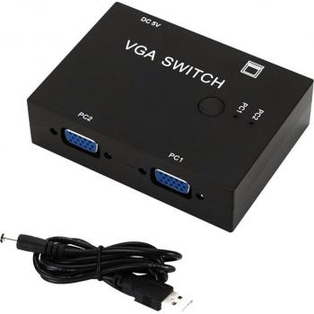 Manuelle VGA Videoverteilung 2-Port