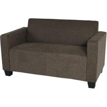 Moncalieri 2er Sofa, modernes Loungesofa, braun