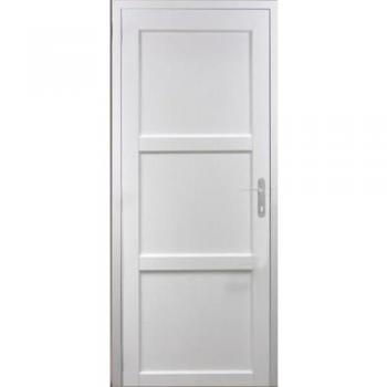 Bloc porte KORYA en mdf enrobé BLANC - 204x73 - Vitrage sécurit DEPOLI