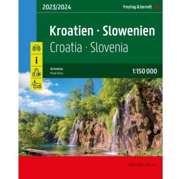 Kroatien - Slowenien, Autoatlas 1:150.000, freytag & berndt: Superatlas mit Spiralbindung (freytag & berndt Autoatlanten)