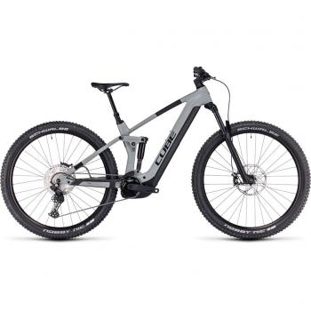 Bicicleta Elétrica Cube Stereo Hybrid 140 HPC Pro 750 Cinza