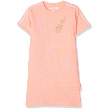 Noppies Mädchen Kleid G Dress Sweat Ss Malta Aop, Rot