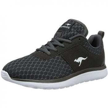 KangaROOS Bumpy Sneakers Damen, Grau(dk Grey), 37 EU