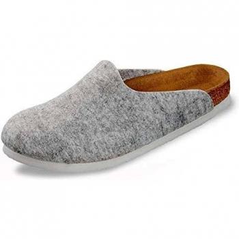 Mules BIRKENSTOCK AMSTERDAM Gris 38 pour Hommes