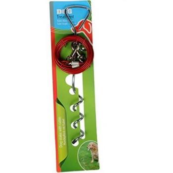 Ancla para Perro con Cable de 4,5 m